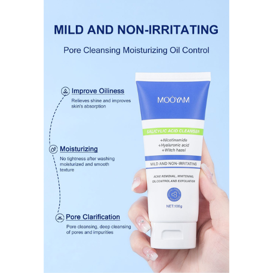 Mooyam Salicylic Acid Whitening & Acne Clear Face Wash